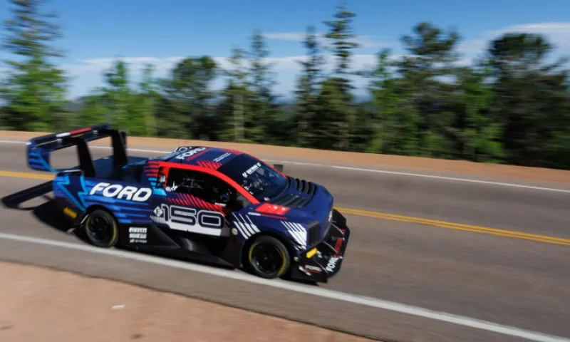 F-150 Lightning Strikes Twice: Electric SuperTruck Reigns Supreme at Pikes Peak