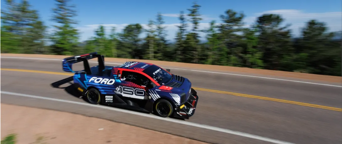 F-150 Lightning Strikes Twice: Electric SuperTruck Reigns Supreme at Pikes Peak